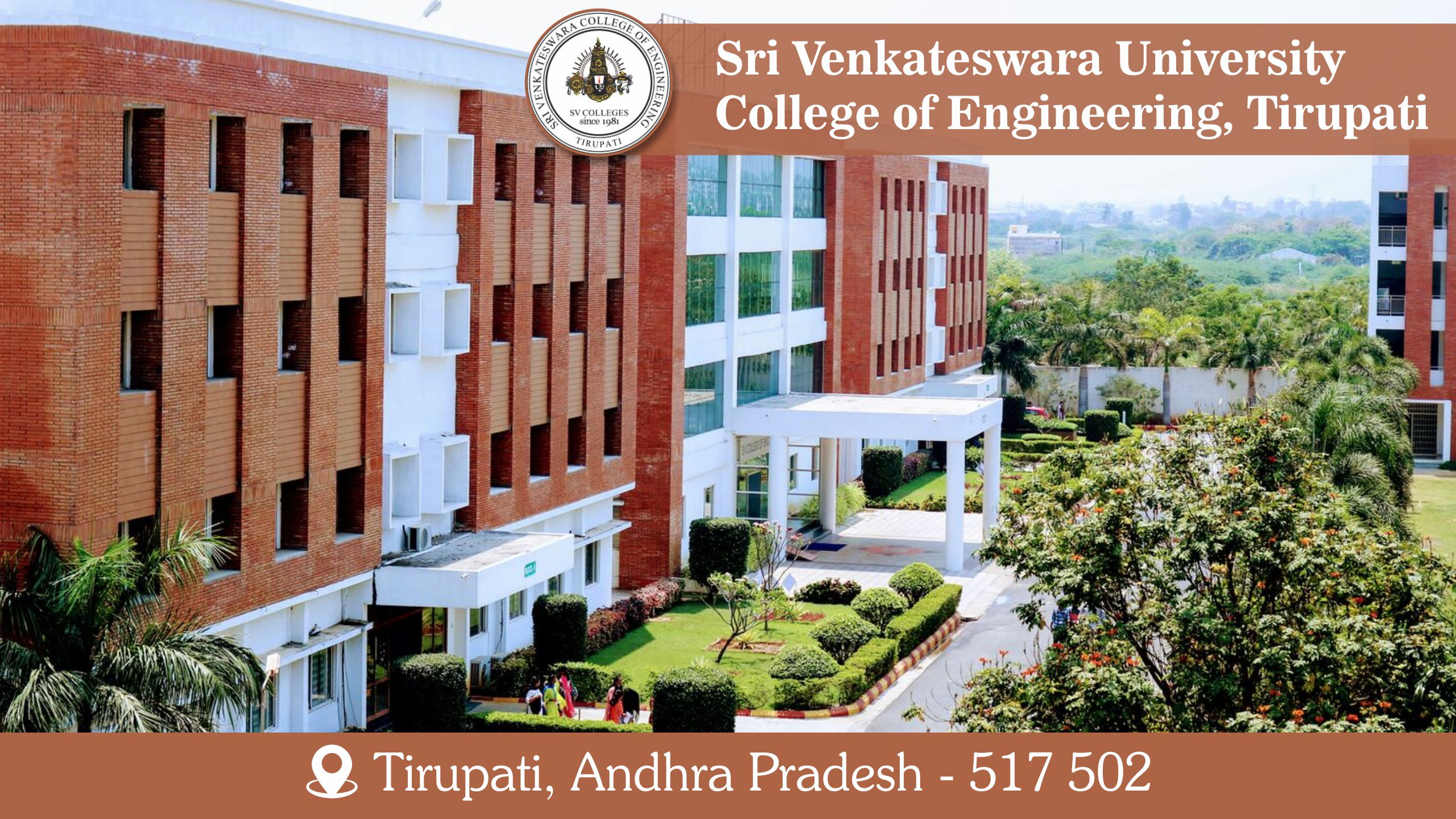 out side view of Sri Venkateswara College Of Engineering And Technology - SVCET